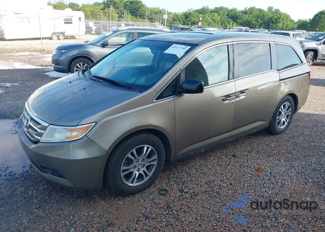 2012 Honda Odyssey Ex-L from USA, damaged, VIN 5FNRL5H6XCB018595
